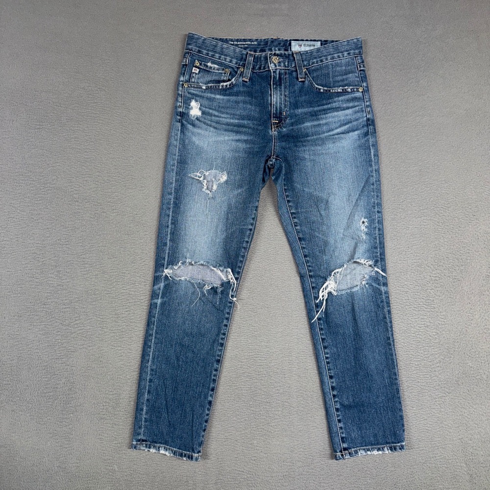 AG Adriano Goldschmied Jeans Womens 26 (Fits 30) Blue The Ex-Boyfriend Slim